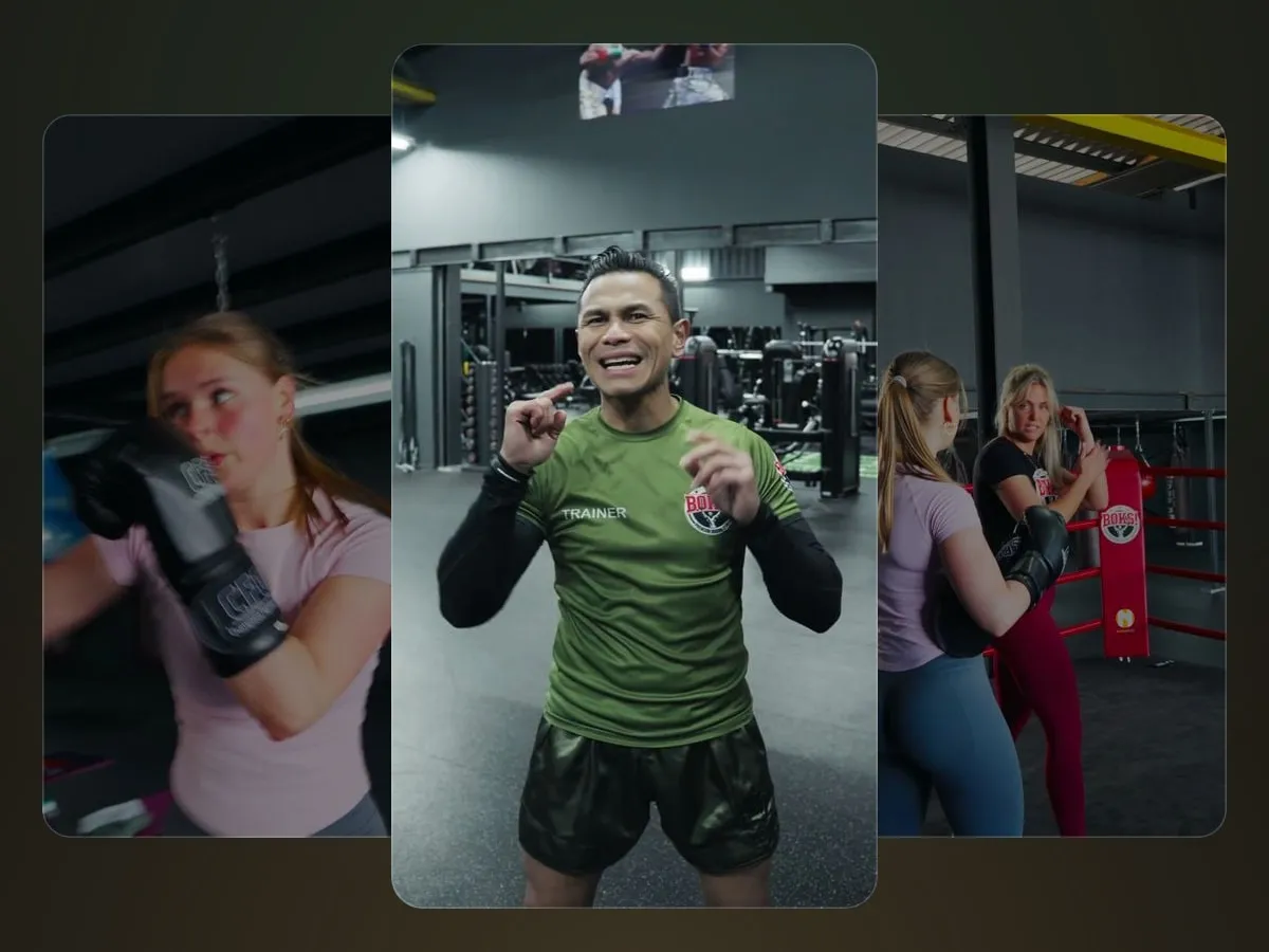 Omslagbeeld van Boks!: video-ads voor drie locaties voor Boks! Premium Boxing Club